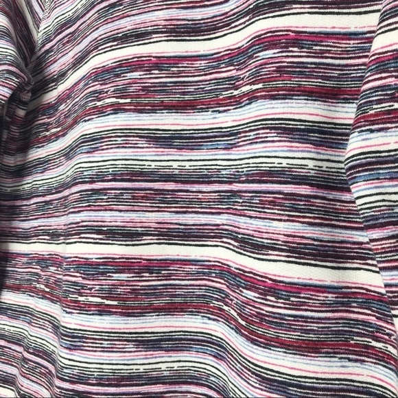 T BY TALBOLTS Striped Side Tie Sweater Top 0Petite - Picture 3 of 7